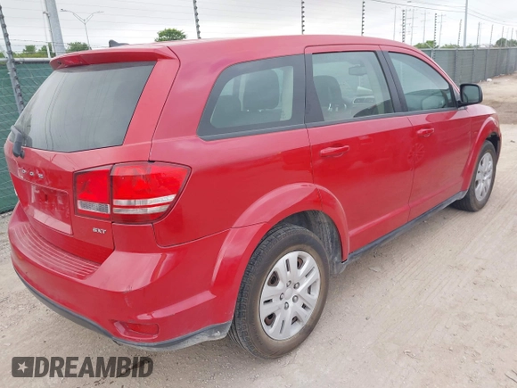 2014 Dodge Journey SE with VIN 3C4PDCAB2ET268532, listed as a IAAI auction lot 42056175 with 126,005 mi miles and . Bid and sale history available at carsss.com. Image 4.