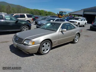 1999 Mercedes-Benz SL-Class with VIN WDBFA68F1XF183885, listed as a IAAI auction lot 42085175 with 133,333 mi miles. Bid and sale history available at carsss.com. Image 2.