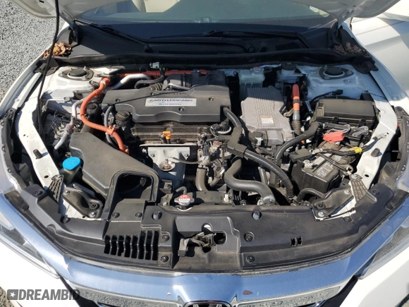 2017 Honda Accord Hybrid EX-L with VIN JHMCR6F54HC019958, listed as a Copart auction lot 51985465 with 49,079 mi miles and Salvage Title. Bid and sale history available at carsss.com. Image 11.