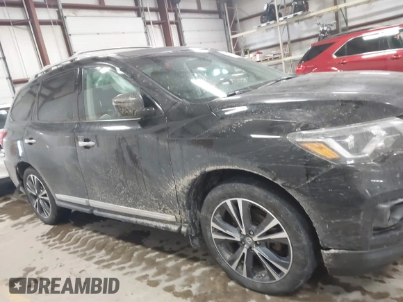 2017 Nissan Pathfinder SV z VIN 5N1DR2MMXHC636690, wystawiony jako IAAI lot #41424828 z przebiegiem 114 994 mil mil oraz . Historia ofert i sprzedaży dostępna na DreamBid. Obrazek 6.