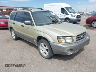2003 Subaru Forester XS with VIN JF1SG65663G757006, listed as a IAAI auction lot 42711479 with 235,020 mi miles and . Bid and sale history available at DreamBid. Image 1.