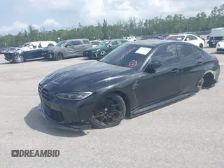 2024 BMW M3 Competition with VIN WBS33AY0XRFS35085, listed as a IAAI auction lot 42353608 with 6,991 mi miles and . Bid and sale history available at DreamBid. Image 17.