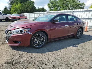 2018 Nissan Maxima SV with VIN 1N4AA6AP3JC409681, listed as a Copart auction lot 58630924 with 102,552 mi miles and Salvage Title. Bid and sale history available at DreamBid. Image 1.