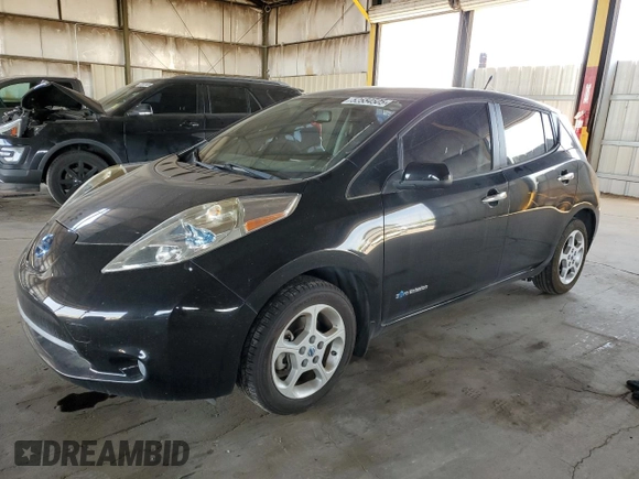 2013 Nissan LEAF SL with VIN 1N4AZ0CPXDC405554, listed as a Copart auction lot 52554505 with 65,153 mi miles and Clean Title. Bid and sale history available at DreamBid. Image 1.