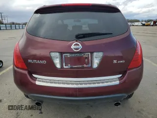 2007 Nissan Murano S with VIN JN8AZ08W27W636286, listed as a Copart auction lot 50974875 with 201,807 mi miles and Salvage Title. Bid and sale history available at carsss.com. Image 6.