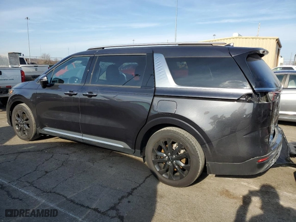 2023 Kia Carnival SX Prestige with VIN KNDNE5H30P6296857, listed as a Copart auction lot 83479964 with 31,235 mi miles and Salvage Title. Bid and sale history available at carsss.com. Image 2.
