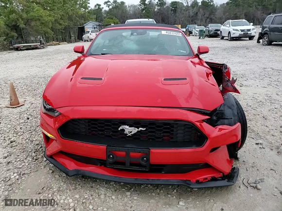 2023 Ford Mustang EcoBoost with VIN 1FATP8UHXP5100245, listed as a Copart auction lot 45812445 with 62,207 mi miles and Salvage Title. Bid and sale history available at carsss.com. Image 13.