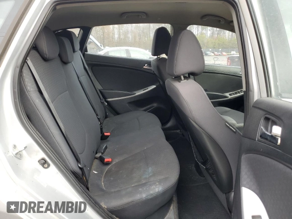 2012 Hyundai Accent SE with VIN KMHCU5AE8CU041123, listed as a Copart auction lot 42913995 with 130,141 mi miles and Non Repairable. Bid and sale history available at carsss.com. Image 10.