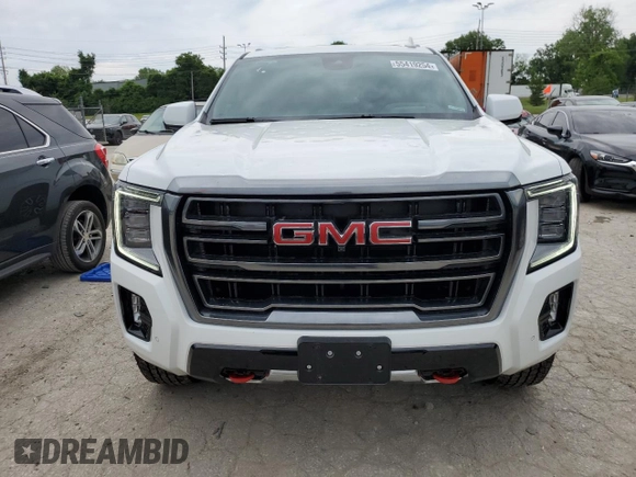2023 GMC Yukon AT4 with VIN 1GKS2CKL3PR344069, listed as a Copart auction lot 55419254 with 15,102 mi miles and Salvage Title. Bid and sale history available at carsss.com. Image 5.