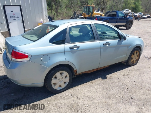 2008 Ford Focus S with VIN 1FAHP34N48W255674, listed as a IAAI auction lot 42137253 with 86,489 mi miles. Bid and sale history available at carsss.com. Image 4.