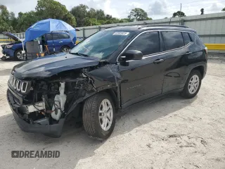2019 Jeep Compass Sport with VIN 3C4NJCAB7KT614053, listed as a Copart auction lot 62683925 with 68,624 mi miles and Non repairable. Bid and sale history available at DreamBid. Image 1.