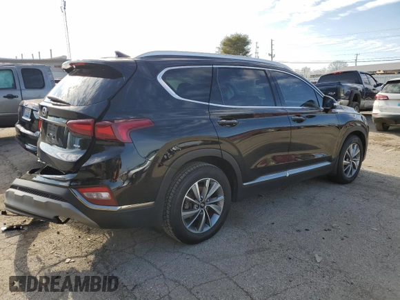 2019 Hyundai Santa Fe Ultimate with VIN 5NMS5CAD4KH127575, listed as a Copart auction lot 70787222 with 49,657 mi miles. Bid and sale history available at carsss.com. Image 3.