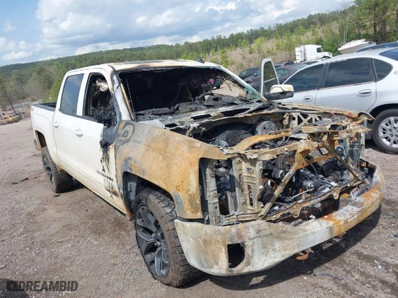 2017 Chevrolet Silverado 1500 LT with VIN 3GCUKRECXHG192702, listed as a IAAI auction lot 41952803 with 1 mi miles. Bid and sale history available at carsss.com. Image 6.