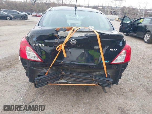 2015 Nissan Versa SV with VIN 3N1CN7AP1FL942463, listed as a IAAI auction lot 41882059 with 108,544 mi miles. Bid and sale history available at carsss.com. Image 6.