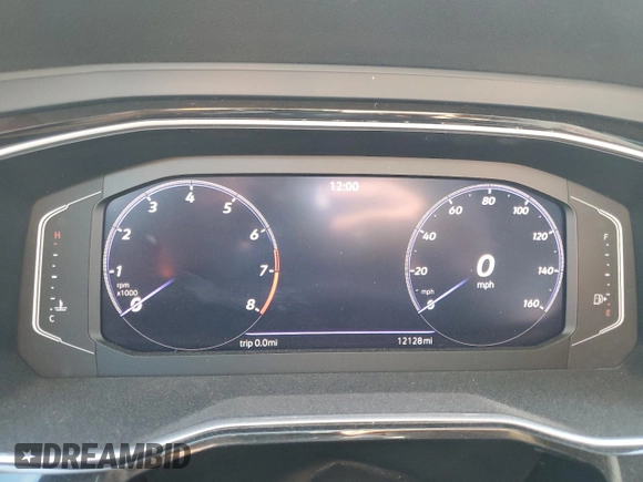 2024 Volkswagen Jetta 40th Anniversary Edition with VIN 3VW8T7BU0RM068373, listed as a Copart auction lot 77764614 with 12,128 mi miles and Salvage title. Bid and sale history available at DreamBid. Image 9.