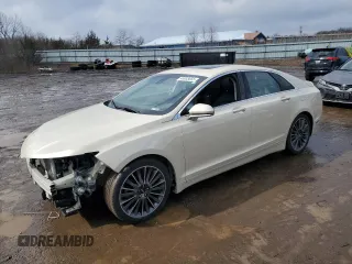 2014 Lincoln MKZ with VIN 3LN6L2J98ER826401, listed as a Copart auction lot 46955665 with 76,076 mi miles and Salvage Title. Bid and sale history available at carsss.com. Image 1.