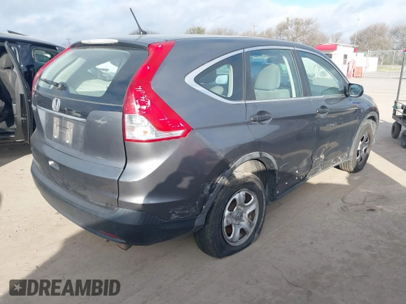 2013 Honda CR-V LX with VIN 3CZRM3H38DG708259, listed as a IAAI auction lot 41654647 with 141,855 mi miles. Bid and sale history available at carsss.com. Image 4.