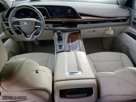 2023 Cadillac Escalade 4WD Sport Platinum with VIN 1GYS4GKL0PR181999, listed as a Copart auction lot 87362354 with 7,193 mi miles and Salvage Title. Bid and sale history available at carsss.com. Image 8.