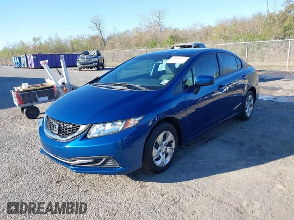 2015 Honda Civic Sedan LX with VIN 2HGFB2F57FH564432, listed as a IAAI auction lot 41839793 with 72,197 mi miles. Bid and sale history available at carsss.com. Image 17.