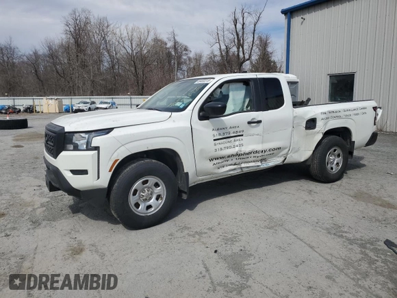 2022 Nissan Frontier S with VIN 1N6ED1CM5NN623040, listed as a Copart auction lot 49469315 with 57,510 mi miles and Salvage title. Bid and sale history available at DreamBid. Image 1.