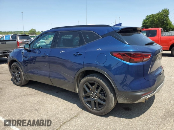 2023 Chevrolet Blazer LT with VIN 3GNKBCR46PS120387, listed as a Copart auction lot 58503205 with 20,690 mi miles and Salvage title. Bid and sale history available at DreamBid. Image 2.