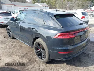 2019 Audi Q8 Prestige z VIN WA1CVAF16KD023972, wystawiony jako IAAI lot #41774864 z przebiegiem 85 314 mil mil oraz . Historia ofert i sprzedaży dostępna na DreamBid. Obrazek 3.