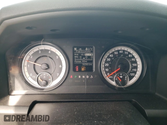 2022 Ram 1500 Tradesman with VIN 3C6JR6DG2NG395748, listed as a Copart auction lot 44686895 with 32,991 mi miles and Salvage title. Bid and sale history available at DreamBid. Image 9.
