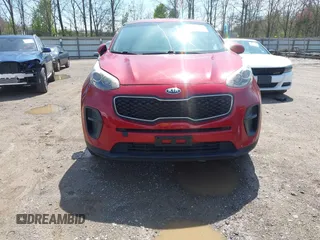 2018 Kia Sportage LX with VIN KNDPM3AC0J7445750, listed as a IAAI auction lot 41936557 with 122,268 mi miles and . Bid and sale history available at DreamBid. Image 6.