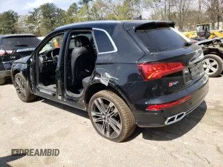2020 Audi SQ5 Premium Plus with VIN WA1B4AFYXL2037124, listed as a Copart auction lot 45474703 with 17,609 mi miles. Bid and sale history available at carsss.com. Image 2.
