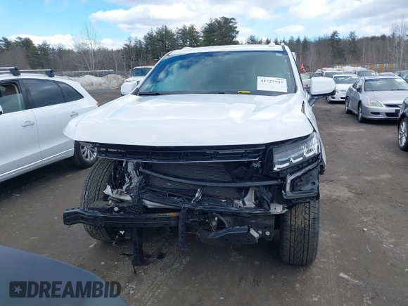 2022 Chevrolet Tahoe LT with VIN 1GNSKNKD1NR304805, listed as a IAAI auction lot 41727737 with 43,805 mi miles and . Bid and sale history available at DreamBid. Image 12.