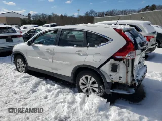 2014 Honda CR-V EX with VIN 5J6RM4H50EL042994, listed as a Copart auction lot 43607445 with 81,442 mi miles and Salvage Title. Bid and sale history available at carsss.com. Image 2.