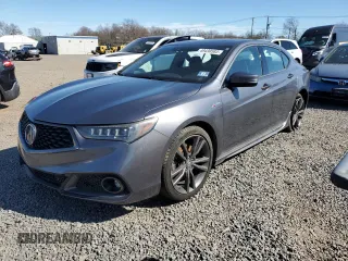 2018 Acura TLX w/A-SPEC Pkg with VIN 19UUB2F69JA004337, listed as a Copart auction lot 49430585 with 0 mi miles and Salvage Title. Bid and sale history available at carsss.com. Image 1.