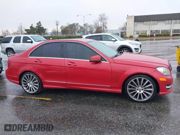 2013 Mercedes-Benz C 250 Sport with VIN WDDGF4HBXDR284643, listed as a IAAI auction lot 41517874 with 74,023 mi miles and . Bid and sale history available at carsss.com. Image 13.