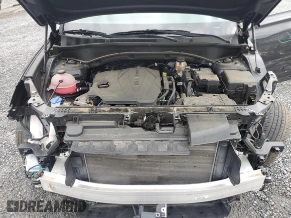 2022 Hyundai Santa Fe SEL with VIN 5NMS24AJ3NH409747, listed as a Copart auction lot 54400295 with 17,621 mi miles and Salvage Title. Bid and sale history available at DreamBid. Image 12.