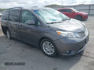 2012 Toyota Sienna XLE AAS with VIN 5TDYK3DC9CS191079, listed as a IAAI auction lot 42325981 with 159,532 mi miles and . Bid and sale history available at DreamBid. Image 1.