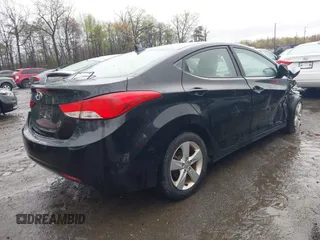 2011 Hyundai Elantra GLS with VIN 5NPDH4AE4BH005249, listed as a IAAI auction lot 41947649 with 121,687 mi miles. Bid and sale history available at carsss.com. Image 4.
