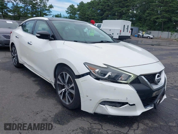 2016 Nissan Maxima Platinum with VIN 1N4AA6AP9GC403960, listed as a IAAI auction lot 42781654 with 19,699 mi miles and . Bid and sale history available at DreamBid. Image 6.