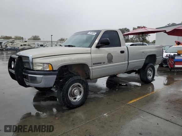 1999 Dodge Ram 2500 with VIN 3B7KF26ZXXM572323, listed as a Copart auction lot 79970024 with 207,901 mi miles and Clean Title. Bid and sale history available at carsss.com. Image 1.