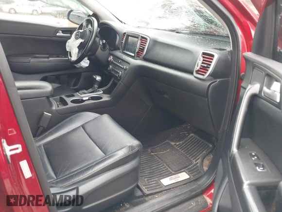 2017 Kia Sportage EX with VIN KNDPN3AC8H7124045, listed as a IAAI auction lot 41656874 with 1 mi miles. Bid and sale history available at carsss.com. Image 5.
