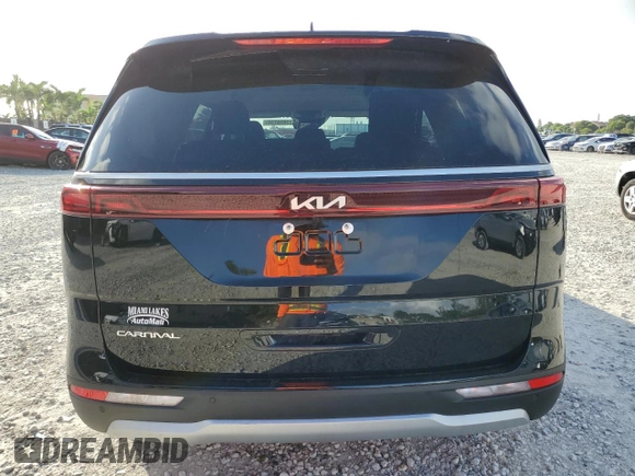 2024 Kia Carnival LX with VIN KNDNB4H39R6325018, listed as a Copart auction lot 79029134 with 14,111 mi miles and Salvage Title. Bid and sale history available at carsss.com. Image 6.