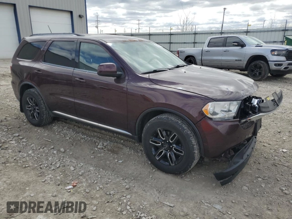 2012 Dodge Durango SXT with VIN 1C4RDJAG4CC146918, listed as a Copart auction lot 52524935 with 177,366 mi miles and Non repairable. Bid and sale history available at DreamBid. Image 4.