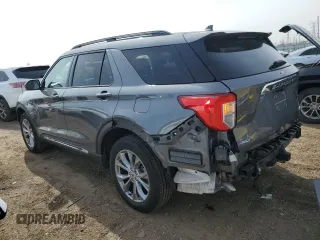 2022 Ford Explorer XLT with VIN 1FMSK8DH1NGB72503, listed as a Copart auction lot 51322615 with 24,650 mi miles and Salvage Title. Bid and sale history available at DreamBid. Image 2.