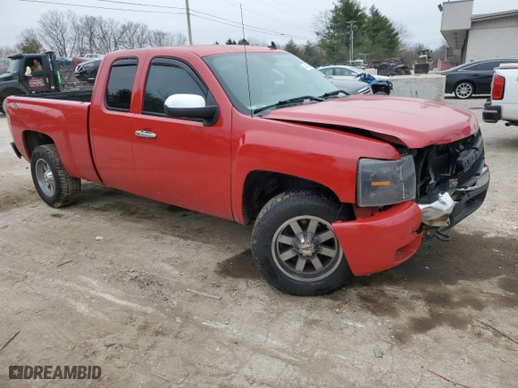 2009 Chevrolet Silverado 1500 LT with VIN 1GCEK29059Z232536, listed as a Copart auction lot 44143955 with 212,320 mi miles and Salvage Title. Bid and sale history available at carsss.com. Image 4.