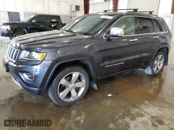 2014 Jeep Grand Cherokee Limited with VIN 1C4RJFBG4EC395386, listed as a Copart auction lot 55789105 with 134,488 mi miles and Salvage title. Bid and sale history available at DreamBid. Image 1.