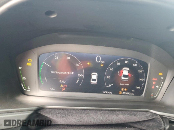 2023 Honda Accord Sport with VIN 1HGCY2F55PA004989, listed as a Copart auction lot 46357515 with 35,093 mi miles and Salvage title. Bid and sale history available at DreamBid. Image 9.