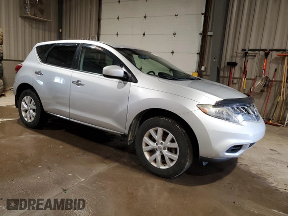2013 Nissan Murano SV with VIN JN8AZ1MW2DW309037, listed as a Copart auction lot 52385505 with 119,555 mi miles and Salvage Title. Bid and sale history available at DreamBid. Image 4.