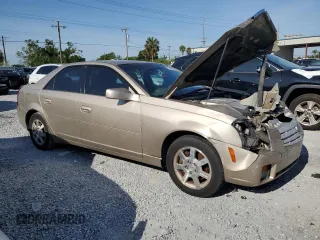 2006 Cadillac CTS with VIN 1G6DM57T660189008, listed as a Copart auction lot 57402805 with 159,606 mi miles and Salvage title. Bid and sale history available at DreamBid. Image 4.