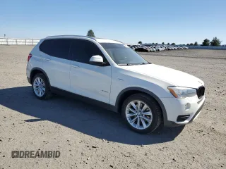 2016 BMW X3 xDrive28i with VIN 5UXWX9C54G0D91411, listed as a Copart auction lot 53906295 with 103,042 mi miles and Salvage Title. Bid and sale history available at DreamBid. Image 4.