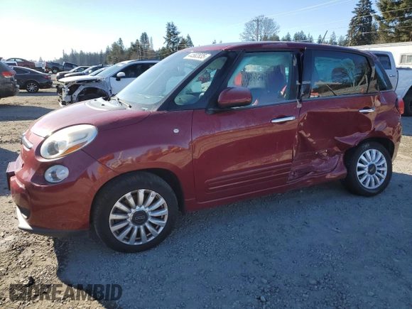 2014 FIAT 500L Easy with VIN ZFBCFABH3EZ026909, listed as a Copart auction lot 44582835 with 104,137 mi miles and Salvage Title. Bid and sale history available at DreamBid. Image 1.