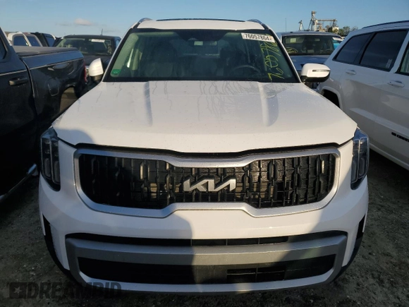 2024 Kia Telluride EX with VIN 5XYP3DGC1RG477153, listed as a Copart auction lot 76057864 with Not Provided miles and Non Repairable. Bid and sale history available at carsss.com. Image 5.